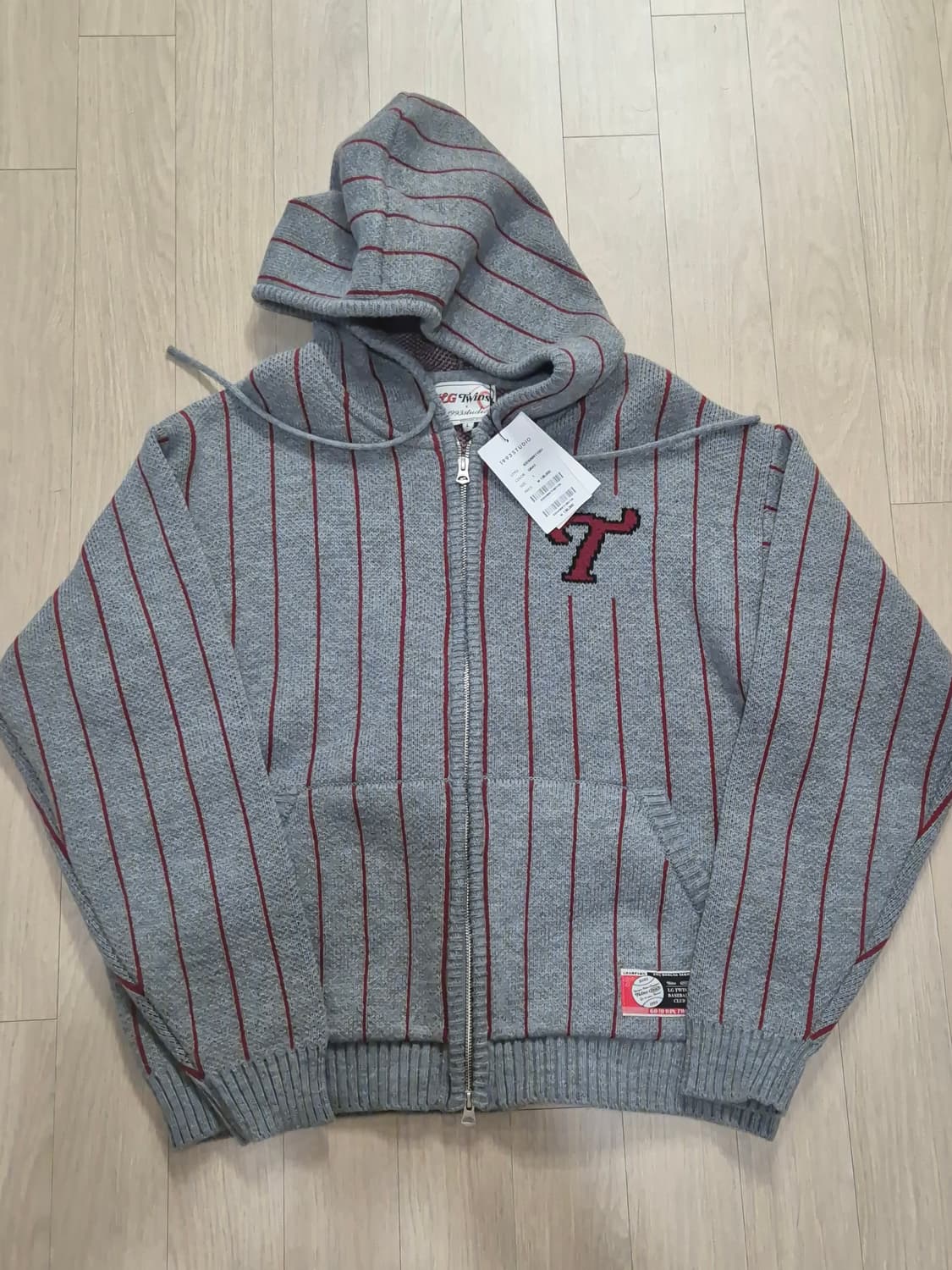 LG트윈스콜라보 후드집업스웨터 1993 상품이미지1