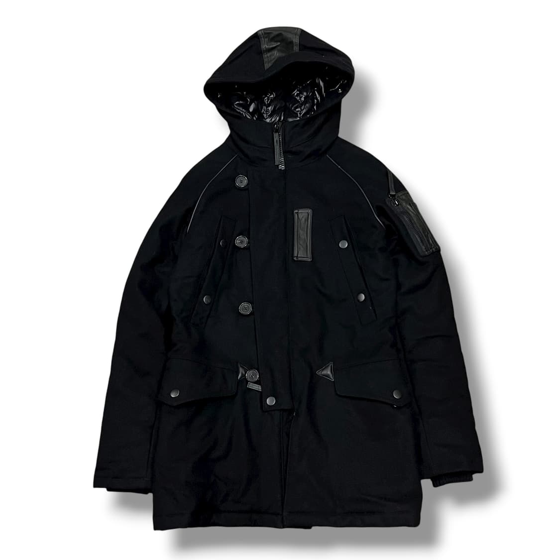 듀베티카 레더패치 다운코트 s08566 상품이미지2