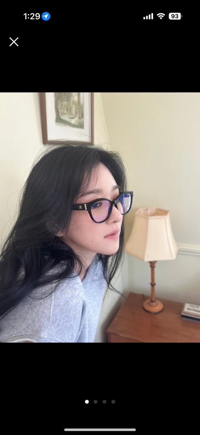 샤넬 트리플 펄 버터플라이 안경 CH3440H  상품이미지1
