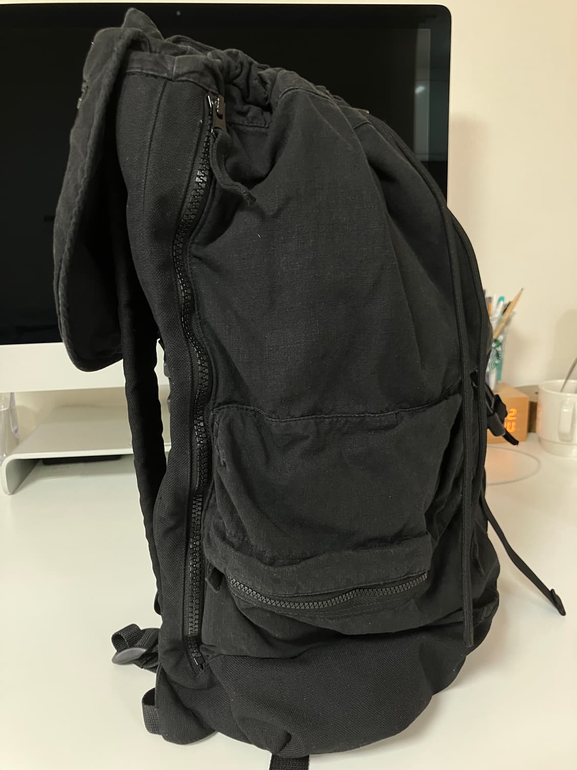 스톤아일랜드 백팩 블랙 상품이미지7