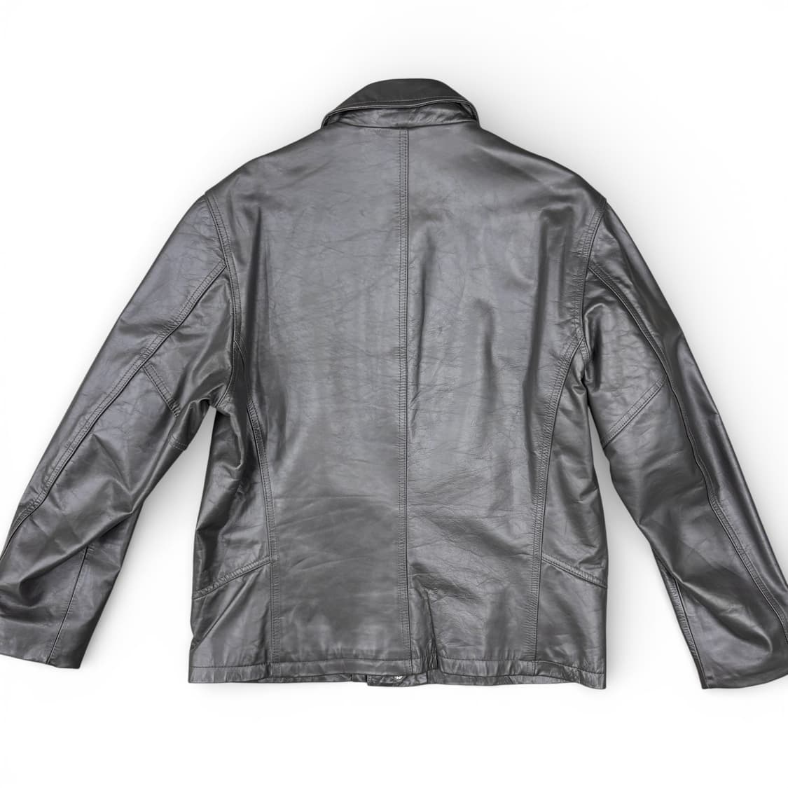 90's 아르마니 익스체인지 레더 자켓 상품이미지2