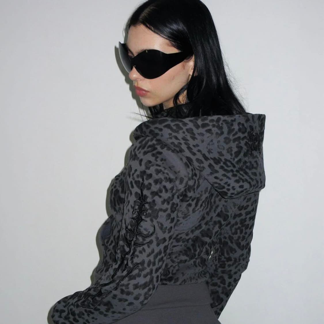 Named collective leopard print hoodie 상품이미지3