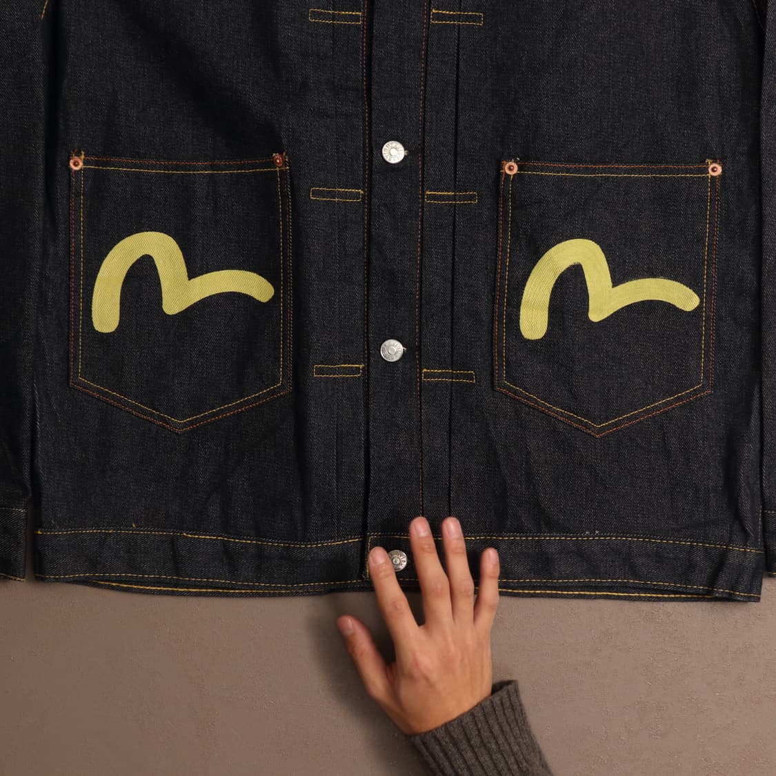 00's 에비수 셀비지 스티치 데님 자켓 A1282 상품이미지3