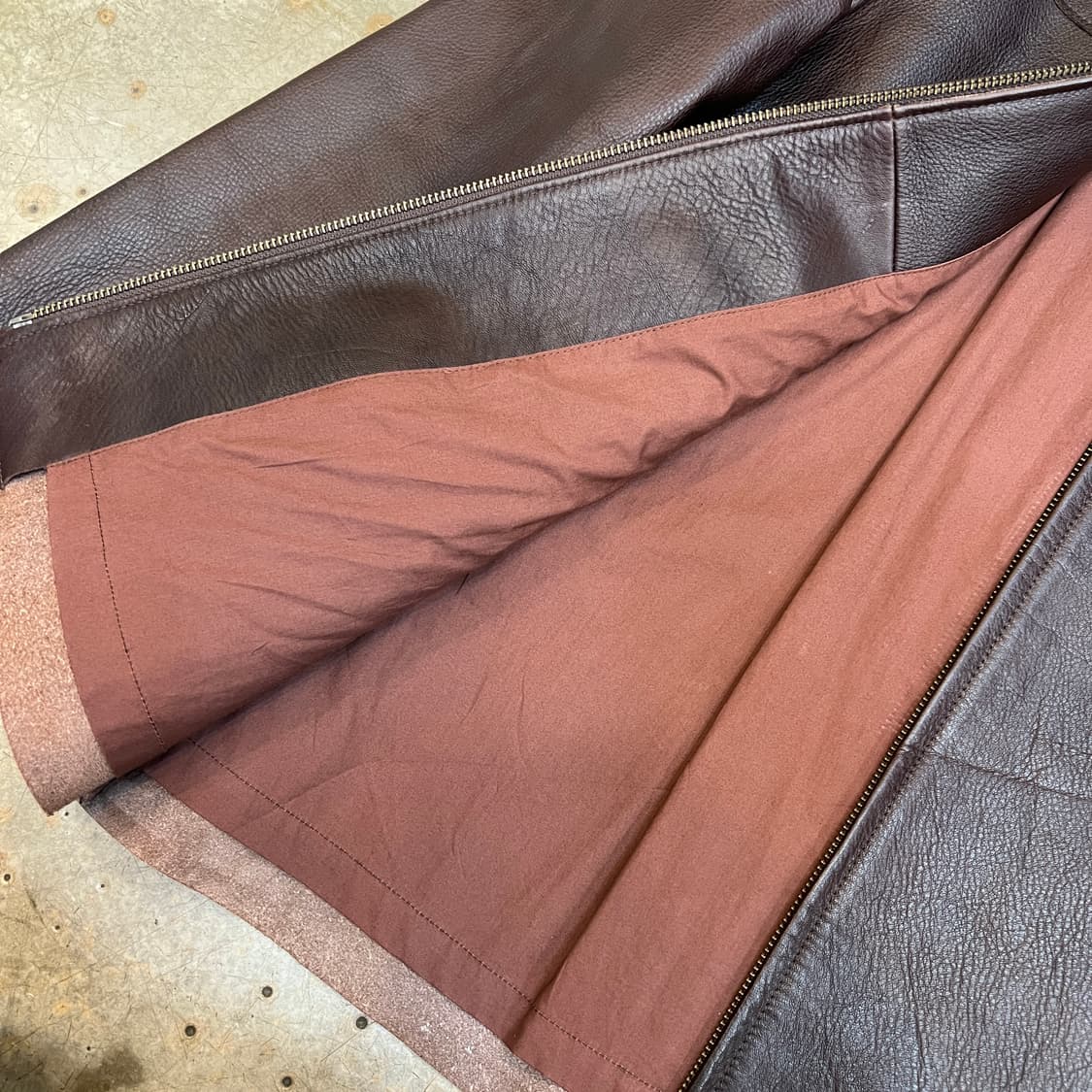 겐텐 레더 자켓 상품이미지4