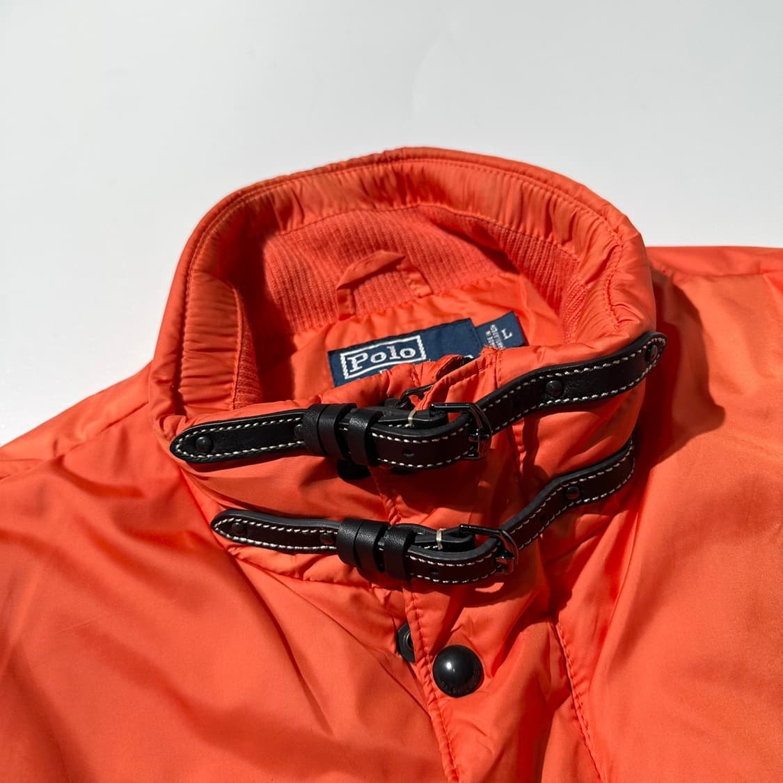 폴로 랄프로렌 레더 스트랩 패딩 베스트 조끼 상품이미지5