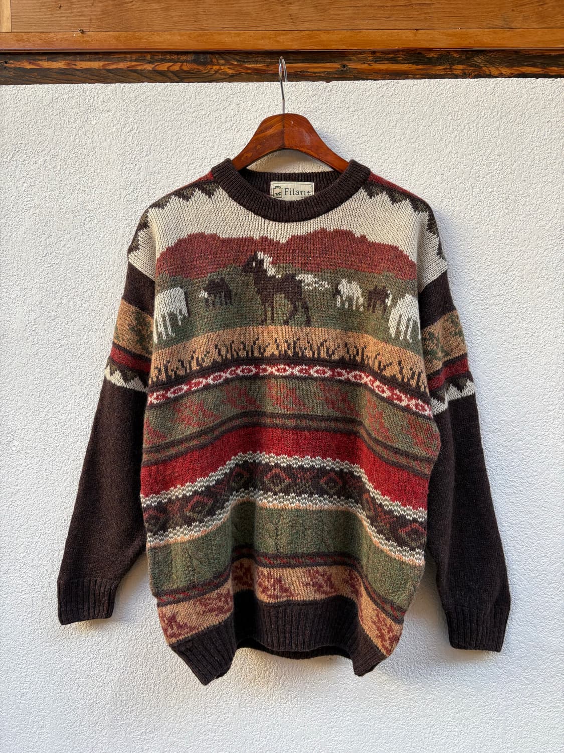 자수 울 니트 상품이미지3