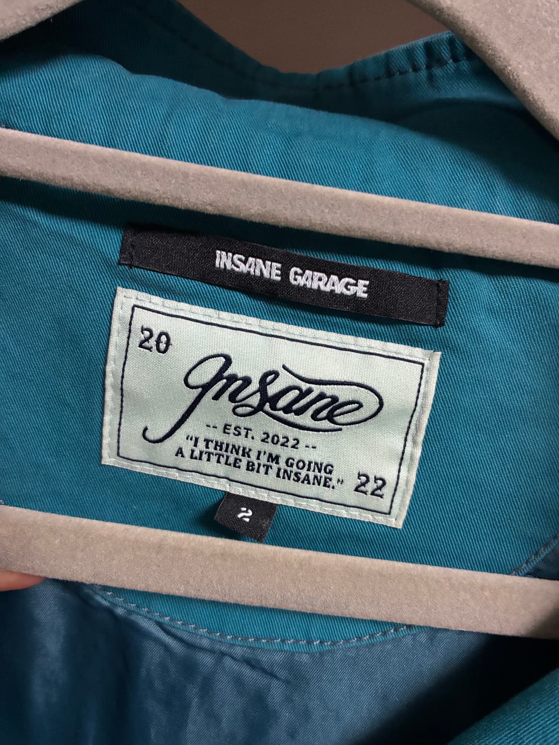 인세인개러지 패티드 숄더 해링턴 자켓 상품이미지8