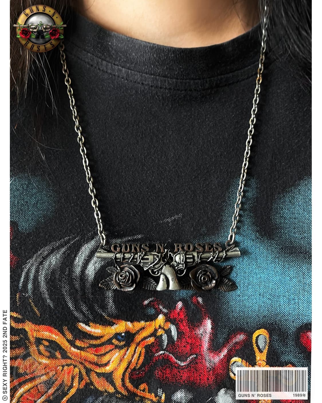 1989年 Guns N' Roses Archive Necklce 상품이미지1