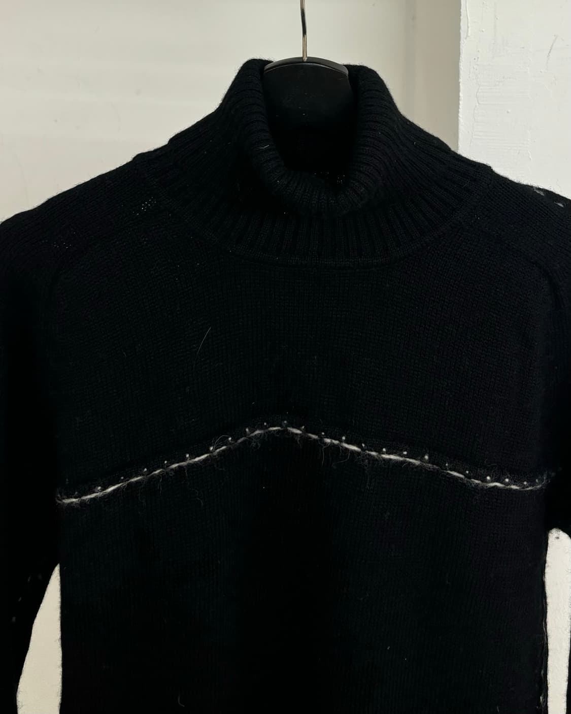 이세이 미야케 스티치 니트 터틀넥 스웨터 상품이미지2