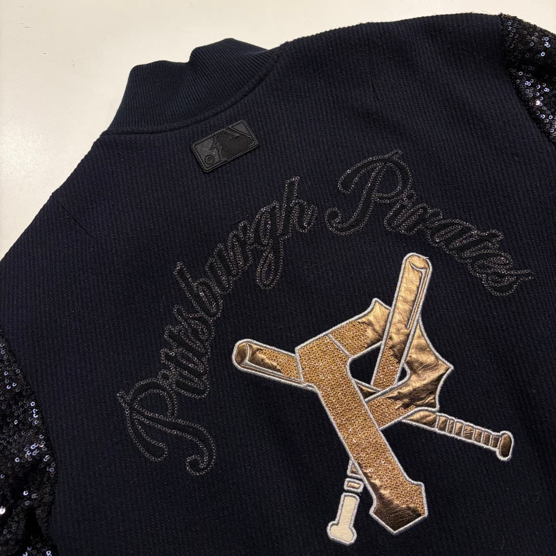 [90] MLB 피츠버그 파이어리츠 스팽글 야구 점퍼 C220 상품이미지6