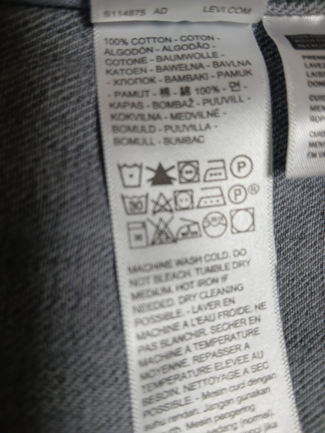 리바이스 블루탭 타입 1 자켓 상품이미지6