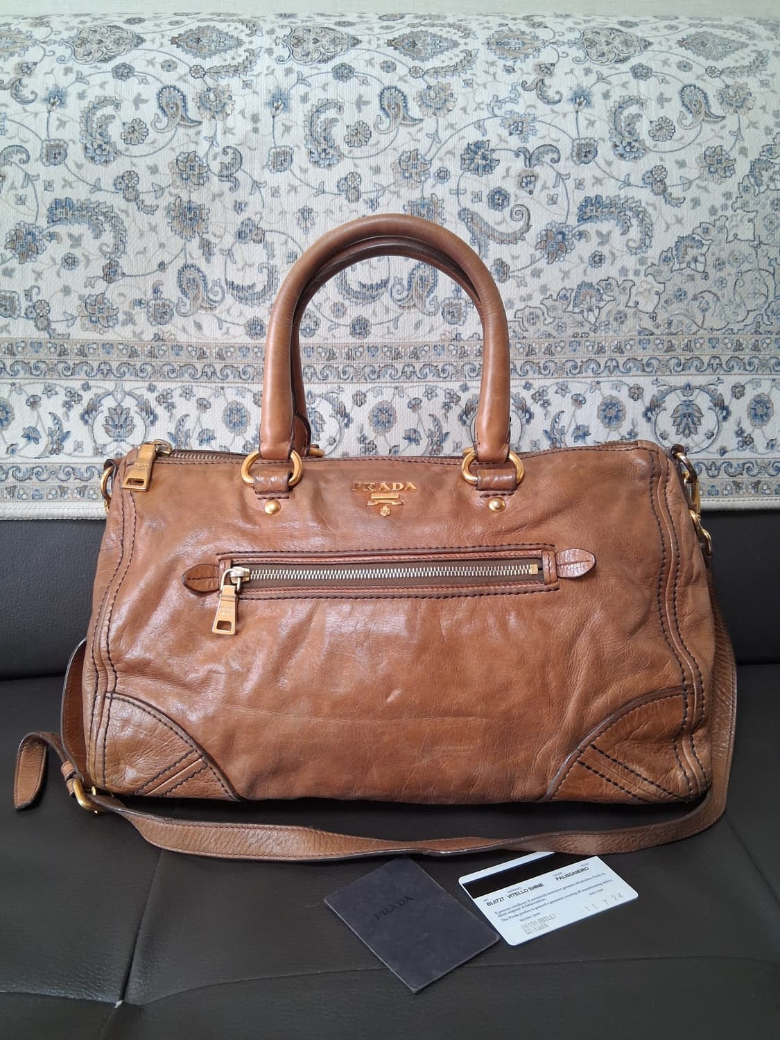 프라다비텔로모터숄더토트백(정품) 상품이미지10