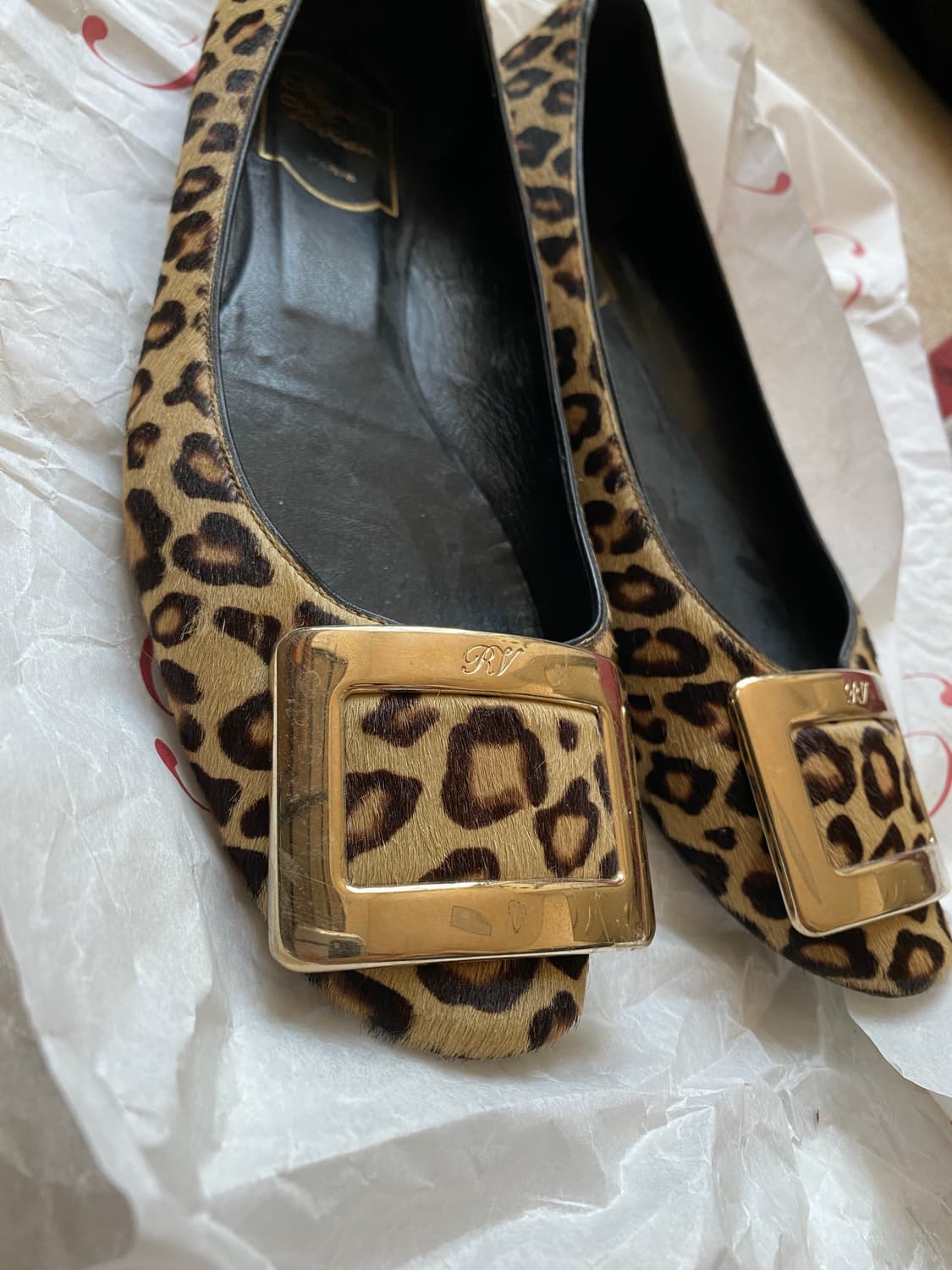 로저비비에 호피 플랫 240사이즈 상품이미지3