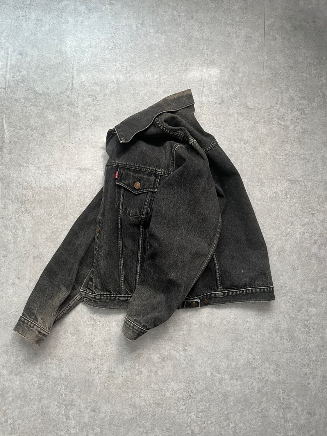 XL12) 리바이스 흑청 데님 자켓 상품이미지5