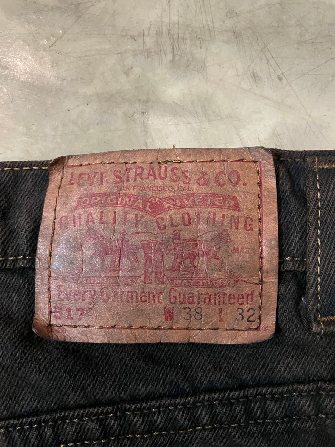 90’s MADE IN USA 리바이스 517 38x32 상품이미지10