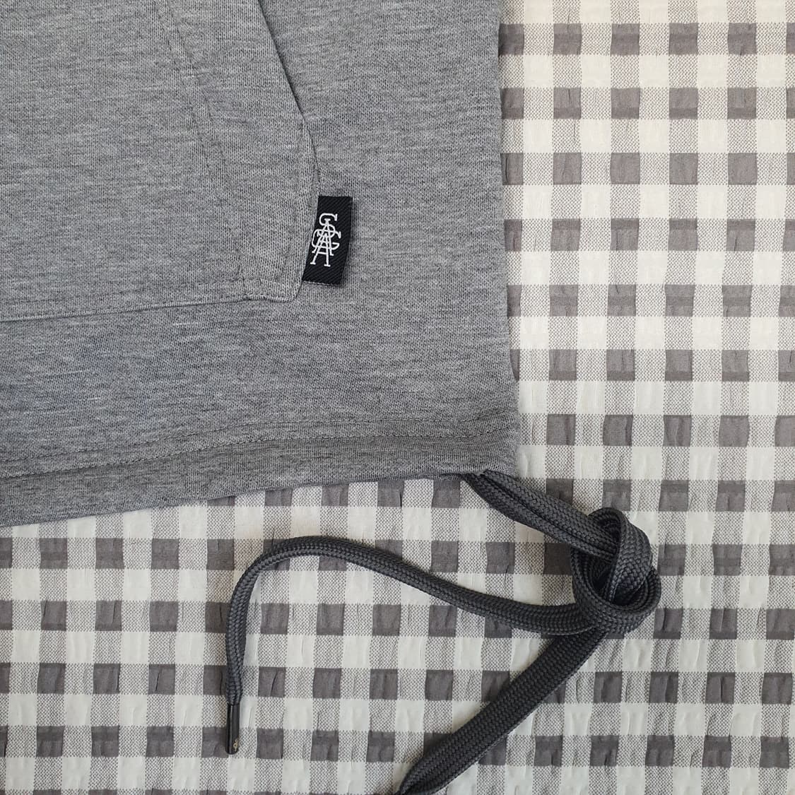 미착용 SAGA 기모 반소매 후드티 남자95 상품이미지4