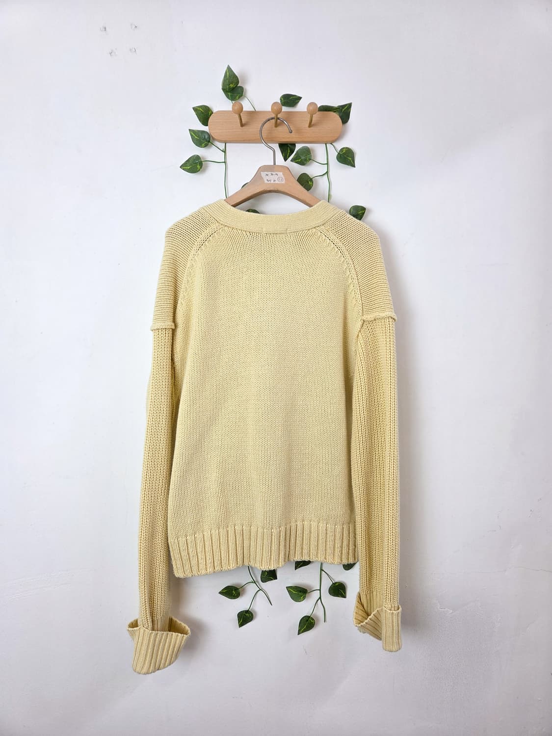 버터빛 롤업 가디건 상품이미지4