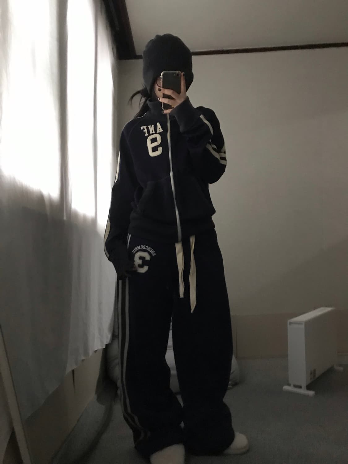 아베크롬비 네이비 트랙 져지 상품이미지3