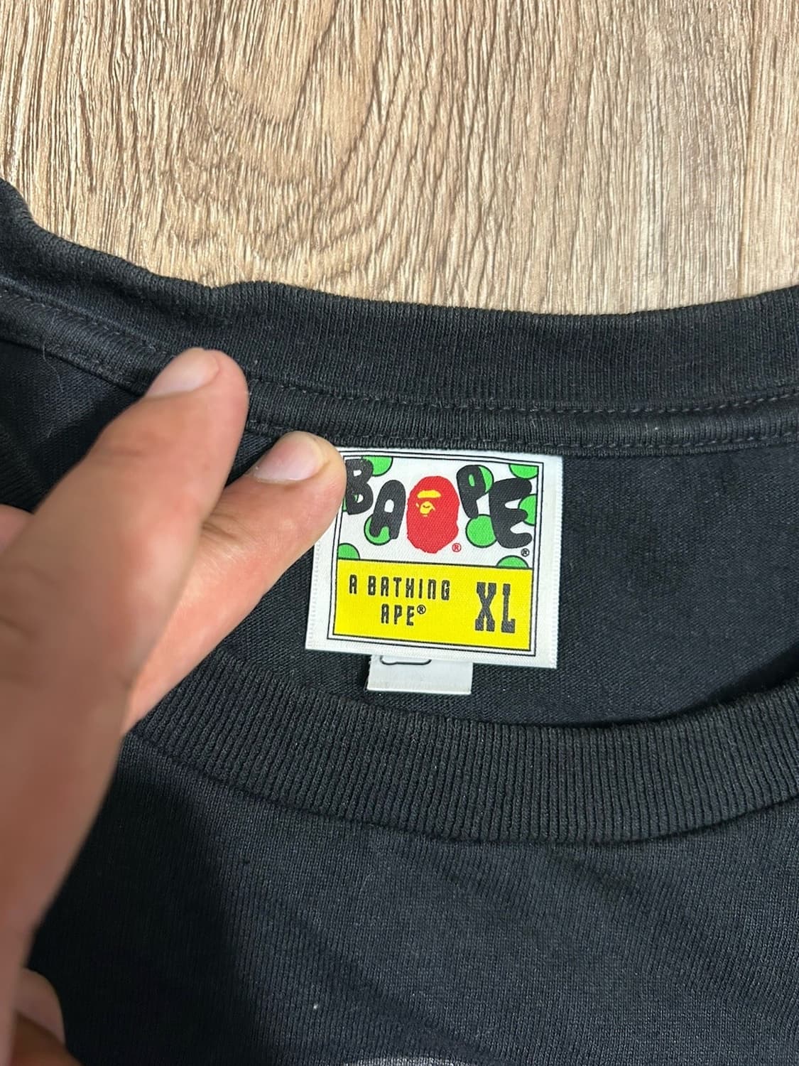 베이프 x 드래곤볼 베이비 마일로 롱슬리브 티셔츠 블랙 XL 상품이미지3