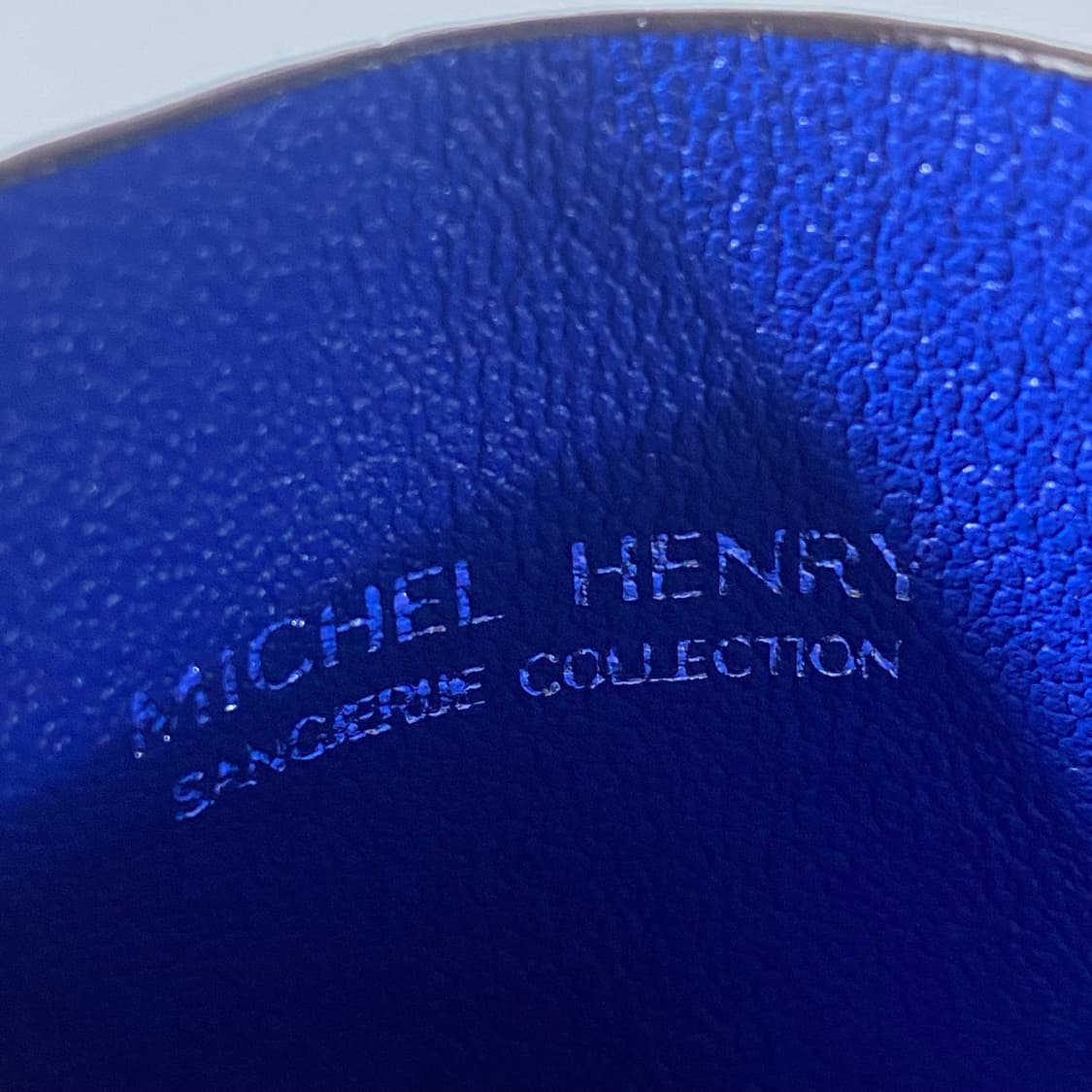 [정품] 미셸앙리 성수 스네이크 도트 파이톤 소가죽 카드지갑 상품이미지7