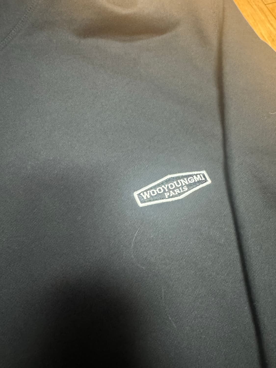 우영미 후드 백로고 블랙 52 상품이미지2