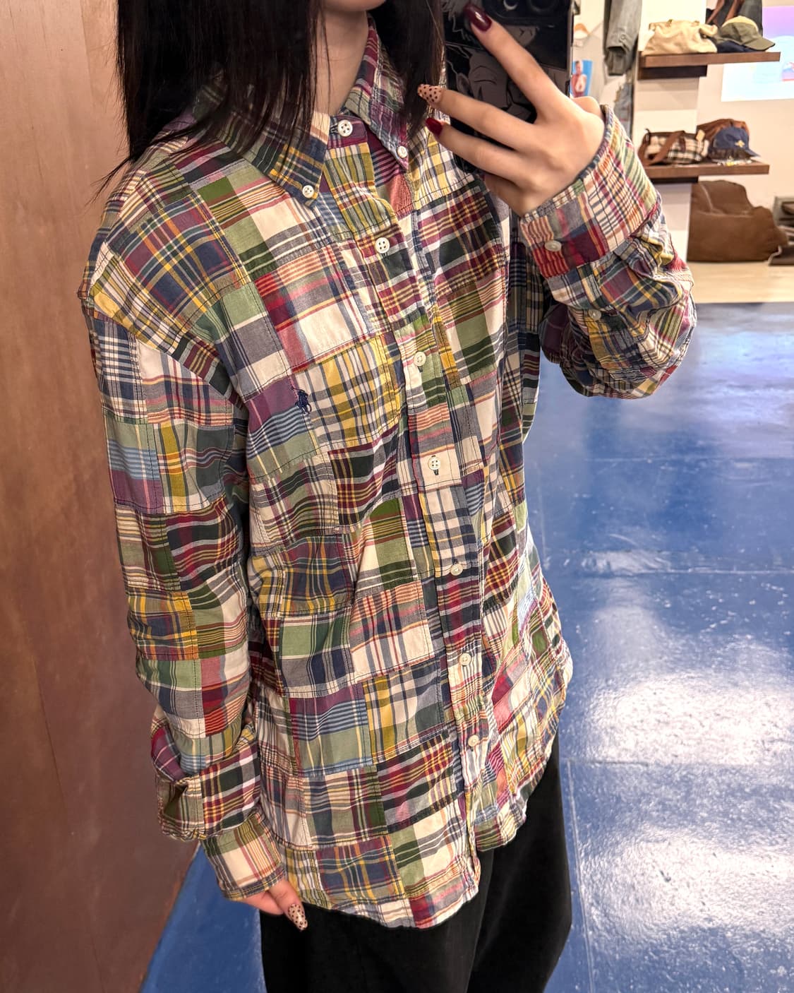 PRL 폴로 랄프로렌 마드라스 체크 셔츠 상품이미지3