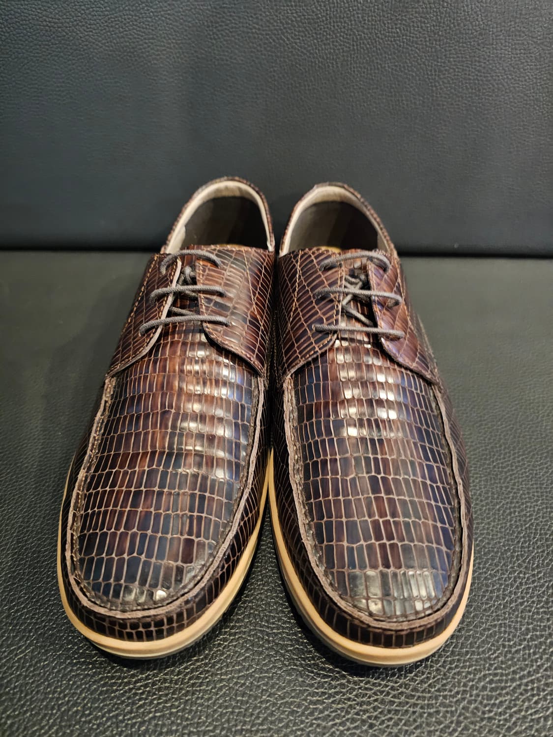 미소페 악어가죽 패턴 스니커즈 캐쥬얼구두 상품이미지4