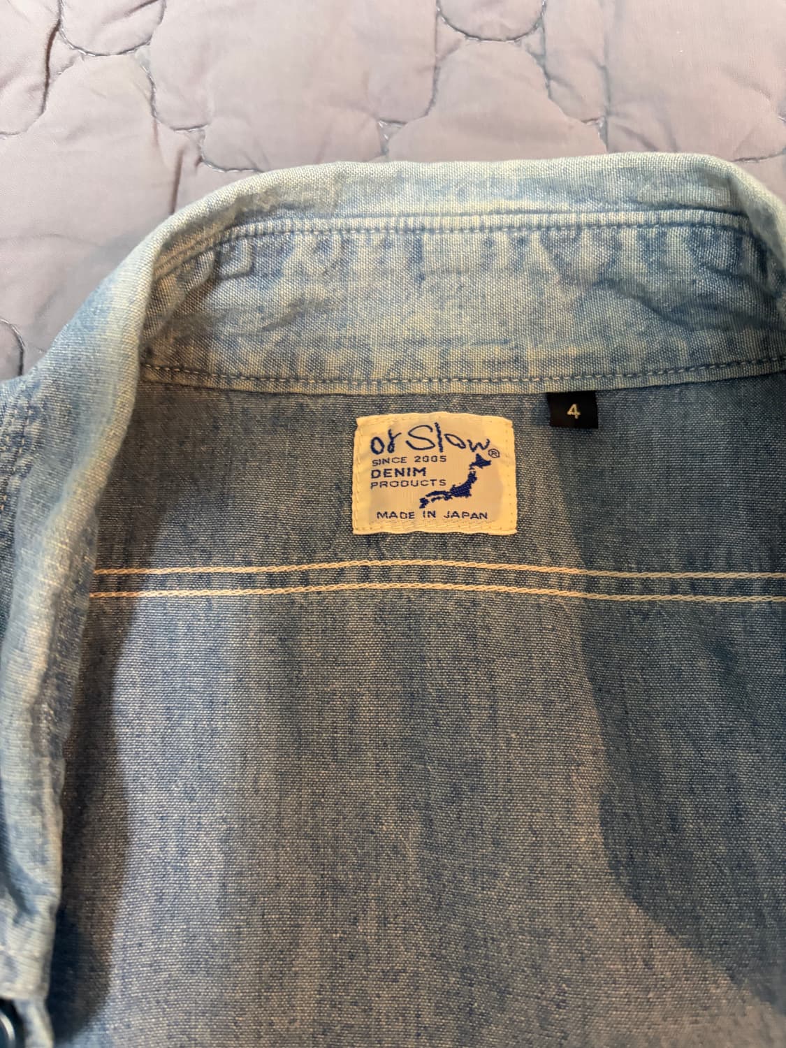 오어슬로우 샴브레이 셔츠 4 사이즈 상품이미지3