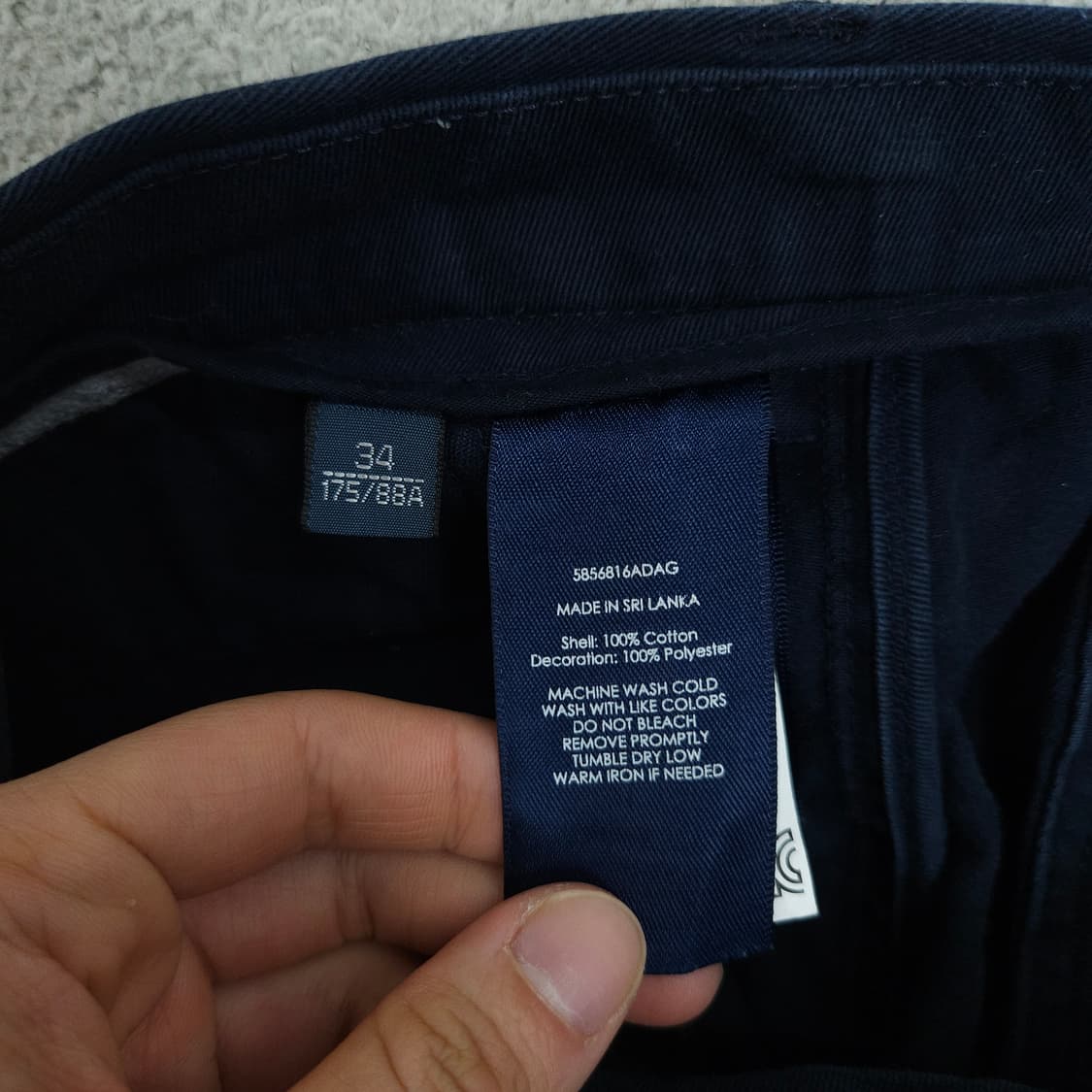 폴로 랄프 로렌 자수 로고 엠블럼 반바지 34 상품이미지4