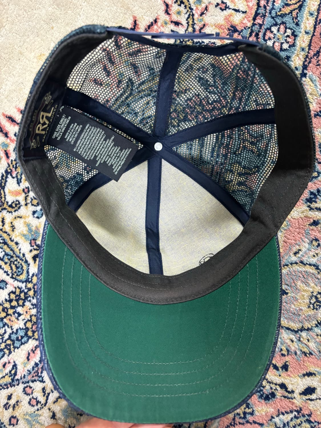 rrl 로고 패치 트커커 캡 상품이미지3