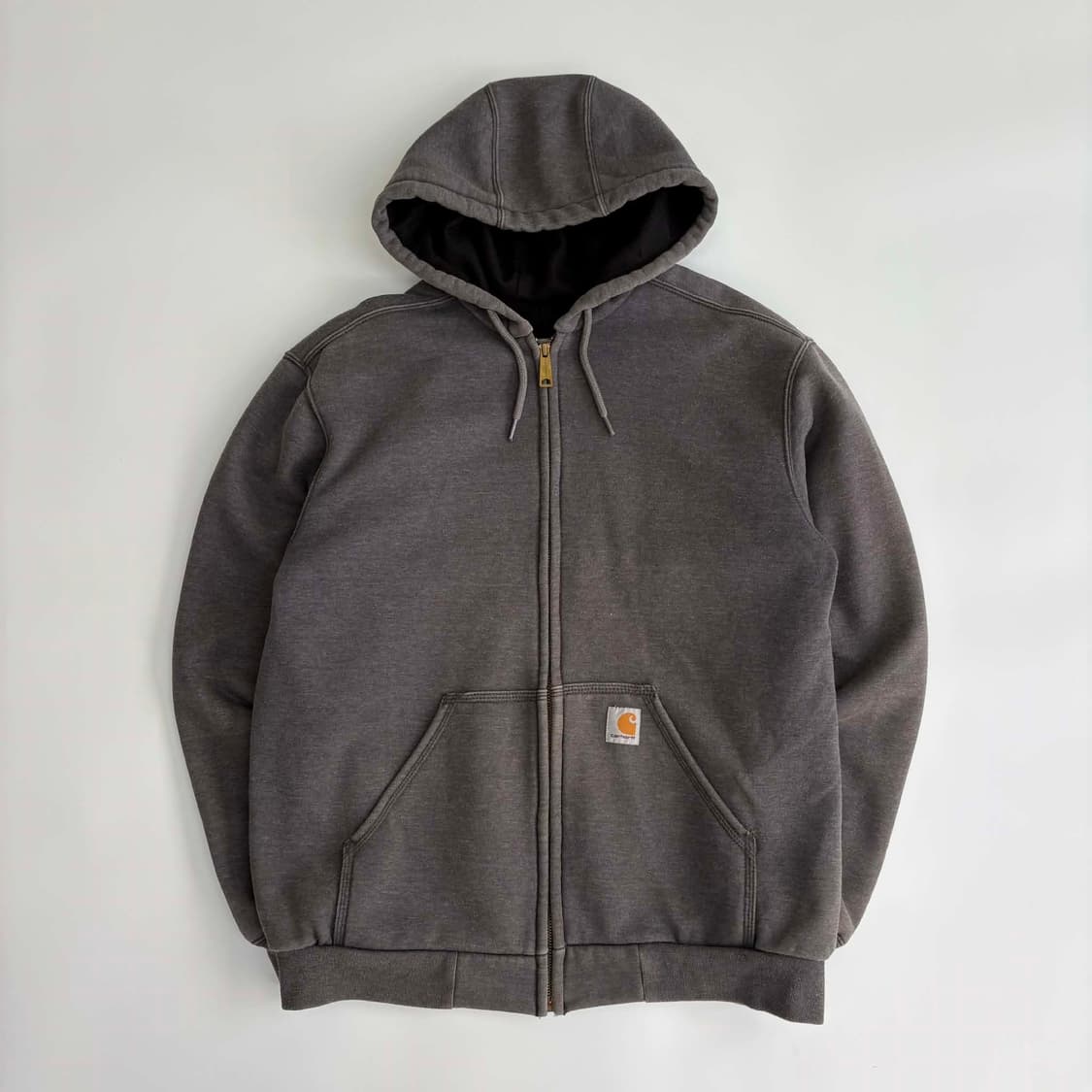 칼하트 그레이 써멀 헤비웨이트 후드집업 희귀져지(S) 상품이미지2