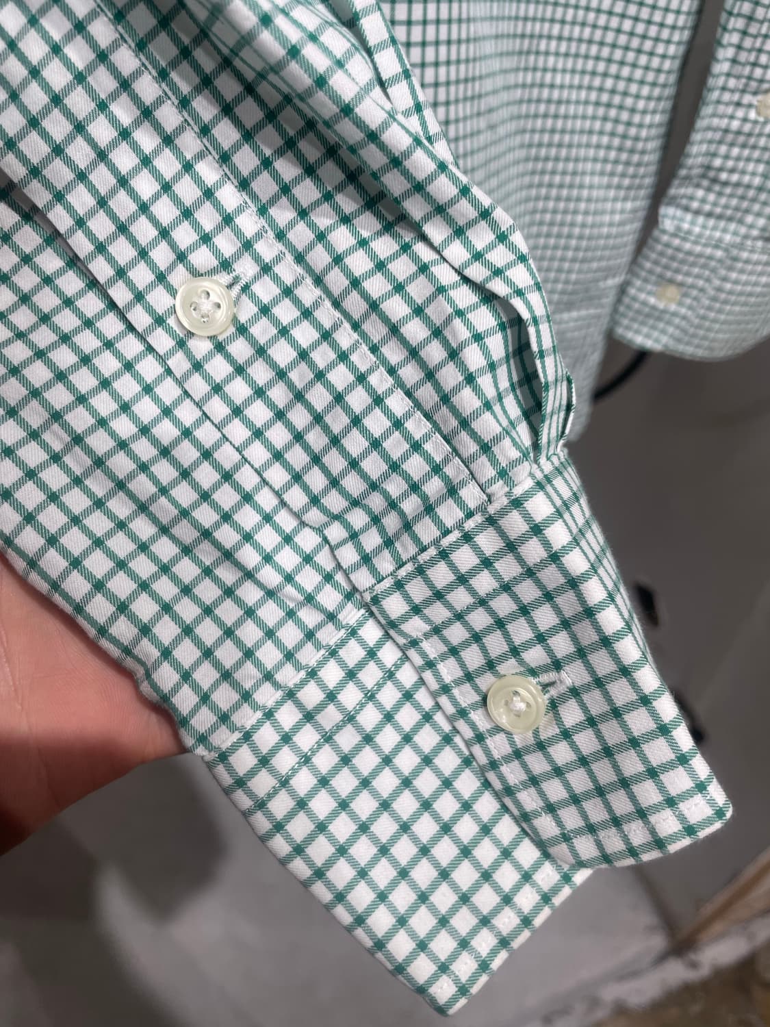 폴로랄프로렌 그린체크 옥스포드셔츠 상품이미지5