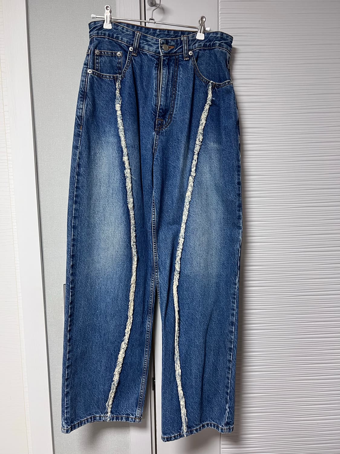 [0] Noun wave cut denim pants  상품이미지3