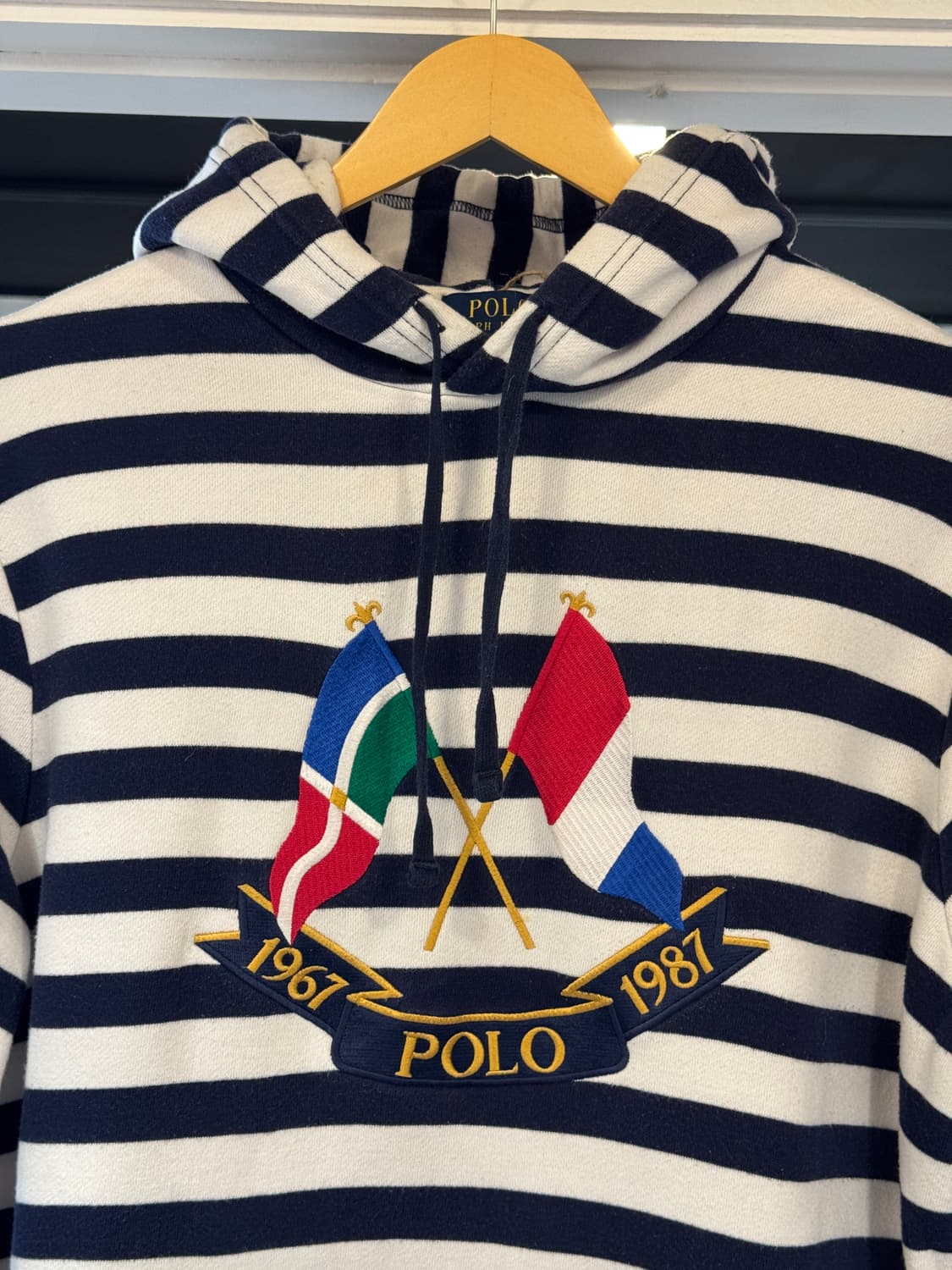 폴로랄프로렌 크로스플래그 후드티 L 상품이미지2