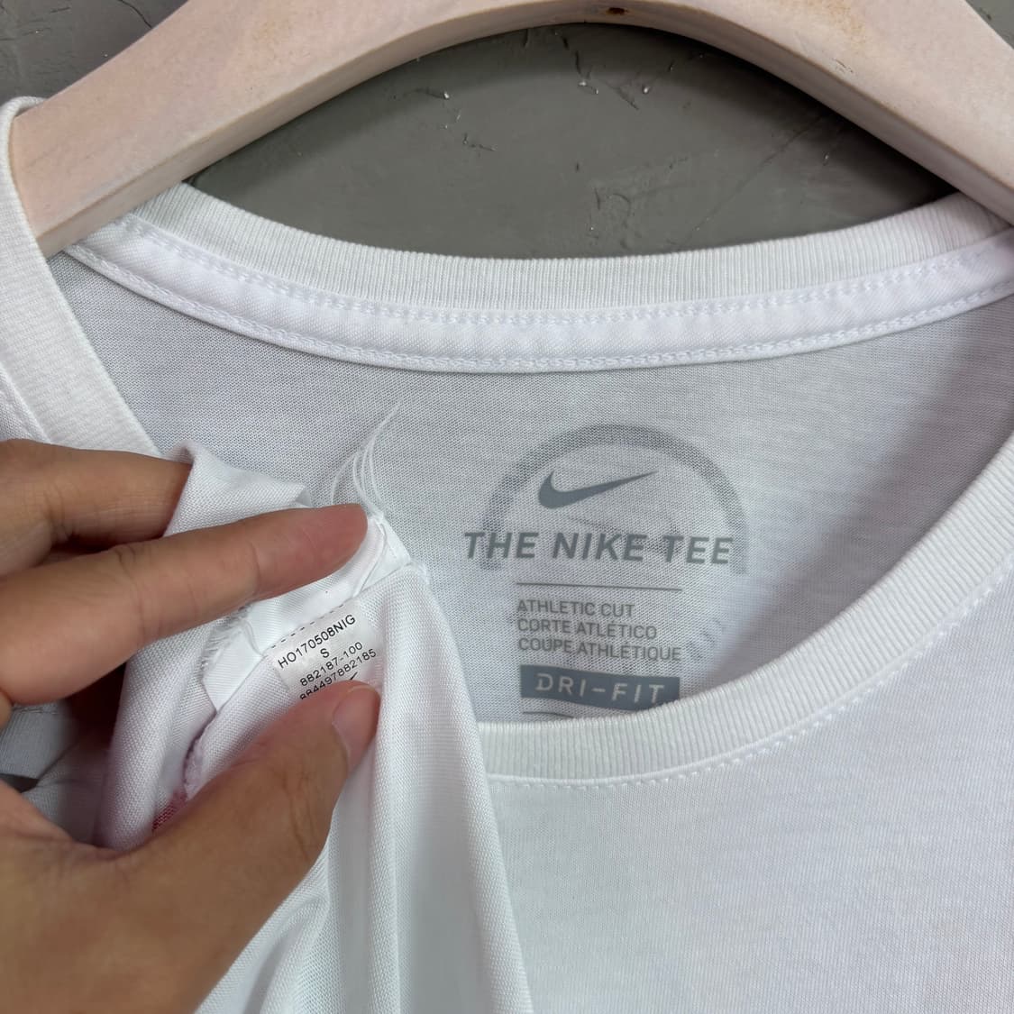 나이키 드라이핏 르브론 제임스 반팔 화이트  상품이미지3