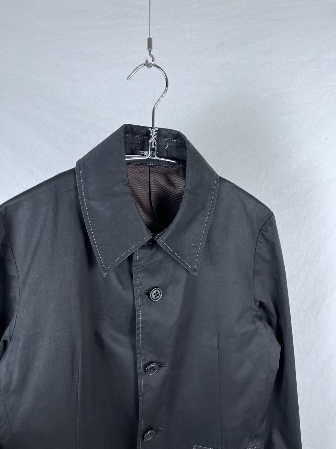 TORNADO MART 나일론 화이트 스티치 자켓  상품이미지2