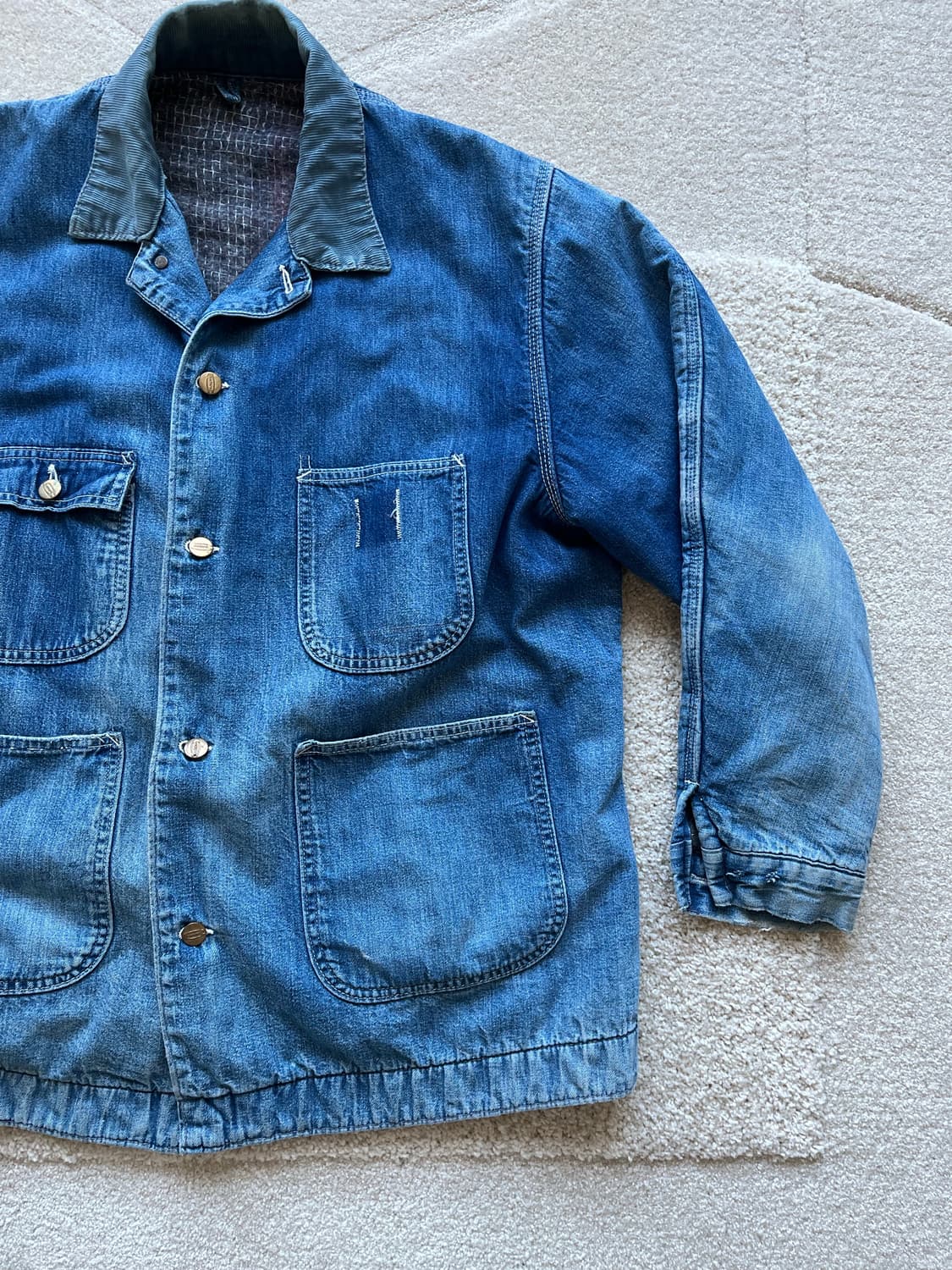 60s 칼하트 블랭킷 라이너 데님 초어 자켓 (105) 상품이미지4