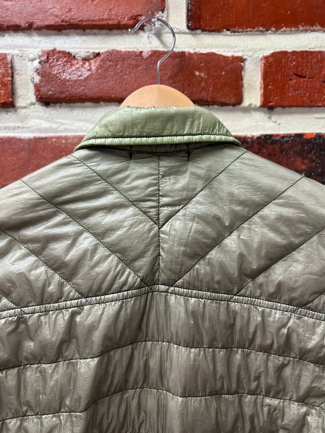 (S)스톤아일랜드 가먼트다잉 다운 자켓 카키 상품이미지7