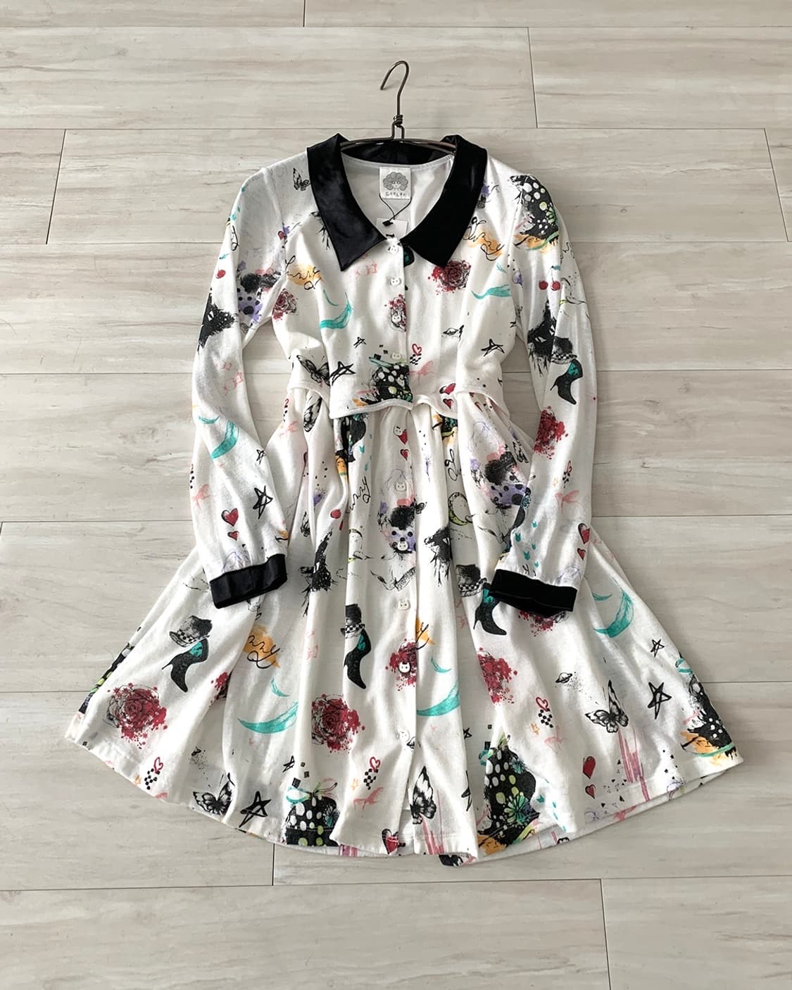 Scolar kitch nerd midi dress 상품이미지1