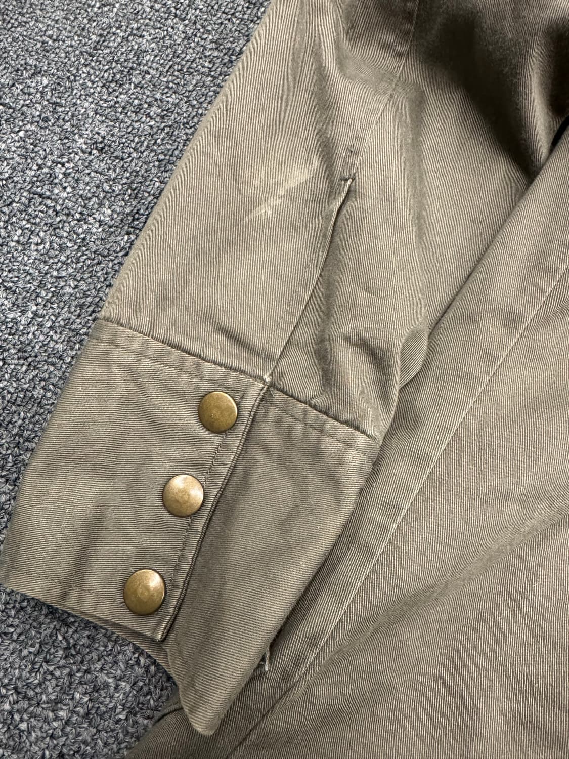 PRESQUE TOUT 빈티지 여성 후크 올리브 야상 상품이미지8