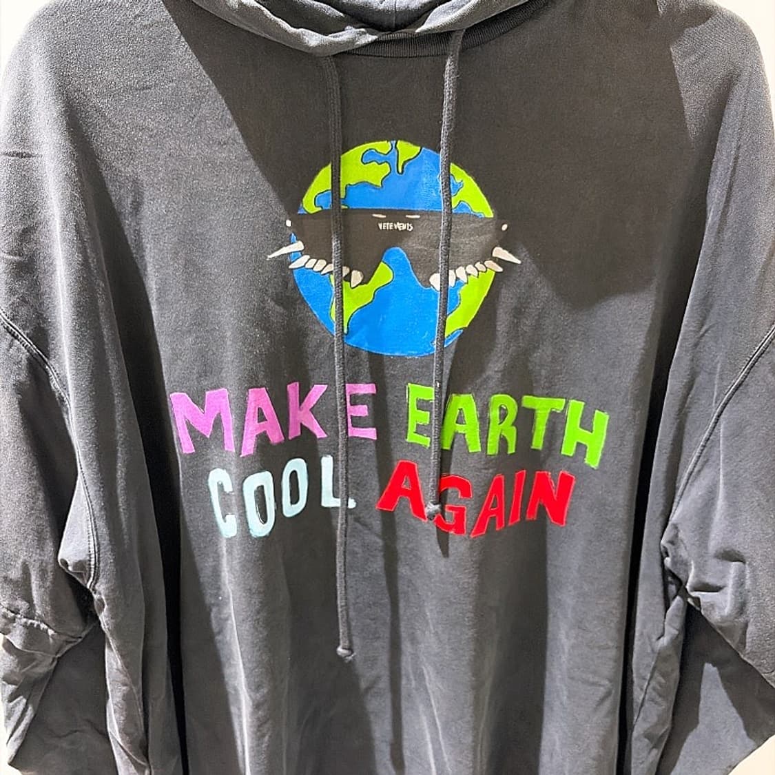 (정품/새상품) 베트멍 유니섹스 블랙 레이어드 후드 롱슬리브 상품이미지2