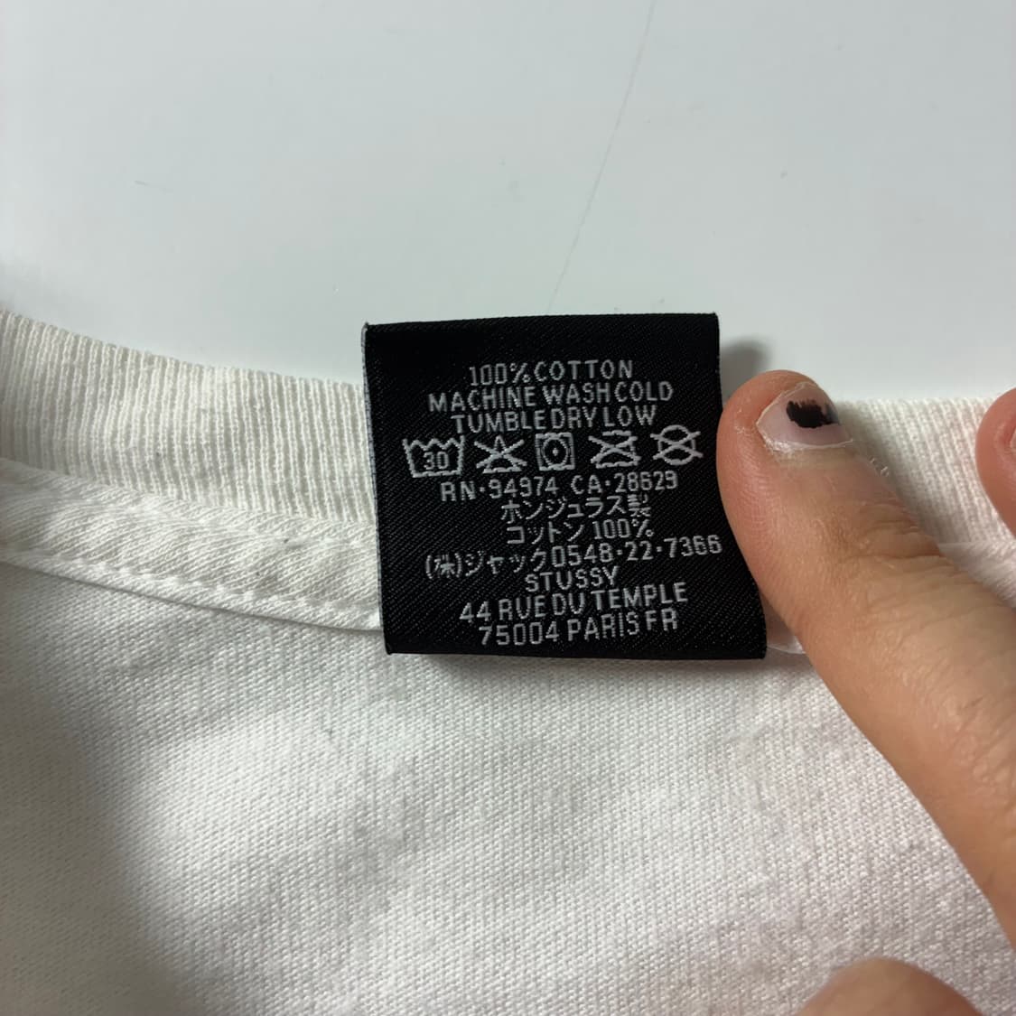 Stussy  스투시 왓츄니드 8ball 화이트 반팔 티셔츠  상품이미지6