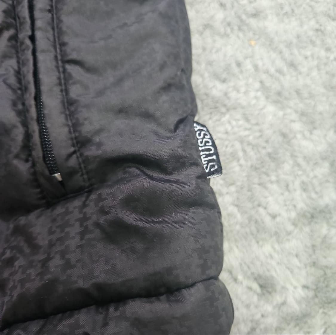 90년도 올드 스투시 GEAR 써모라이트 플라이트 블랙 패딩 자켓 상품이미지3