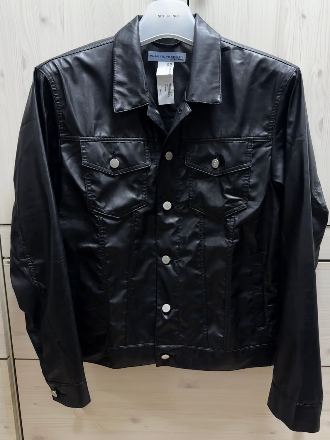 Mpa plastic product 24ss 가죽셔츠 상품이미지3