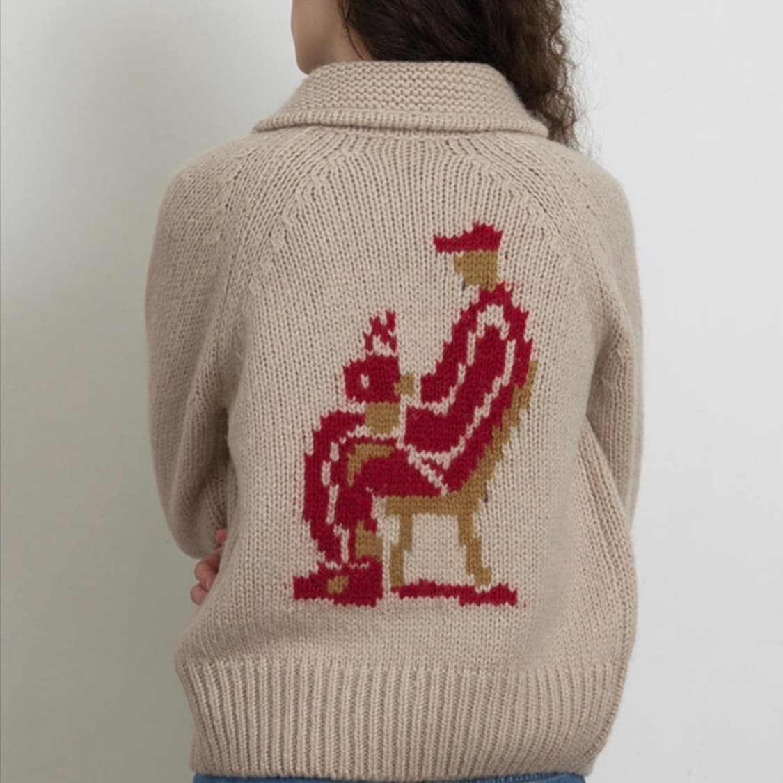 니틀리KNITLY 오디너리 코위찬 니트 집업 가디건 상품이미지2