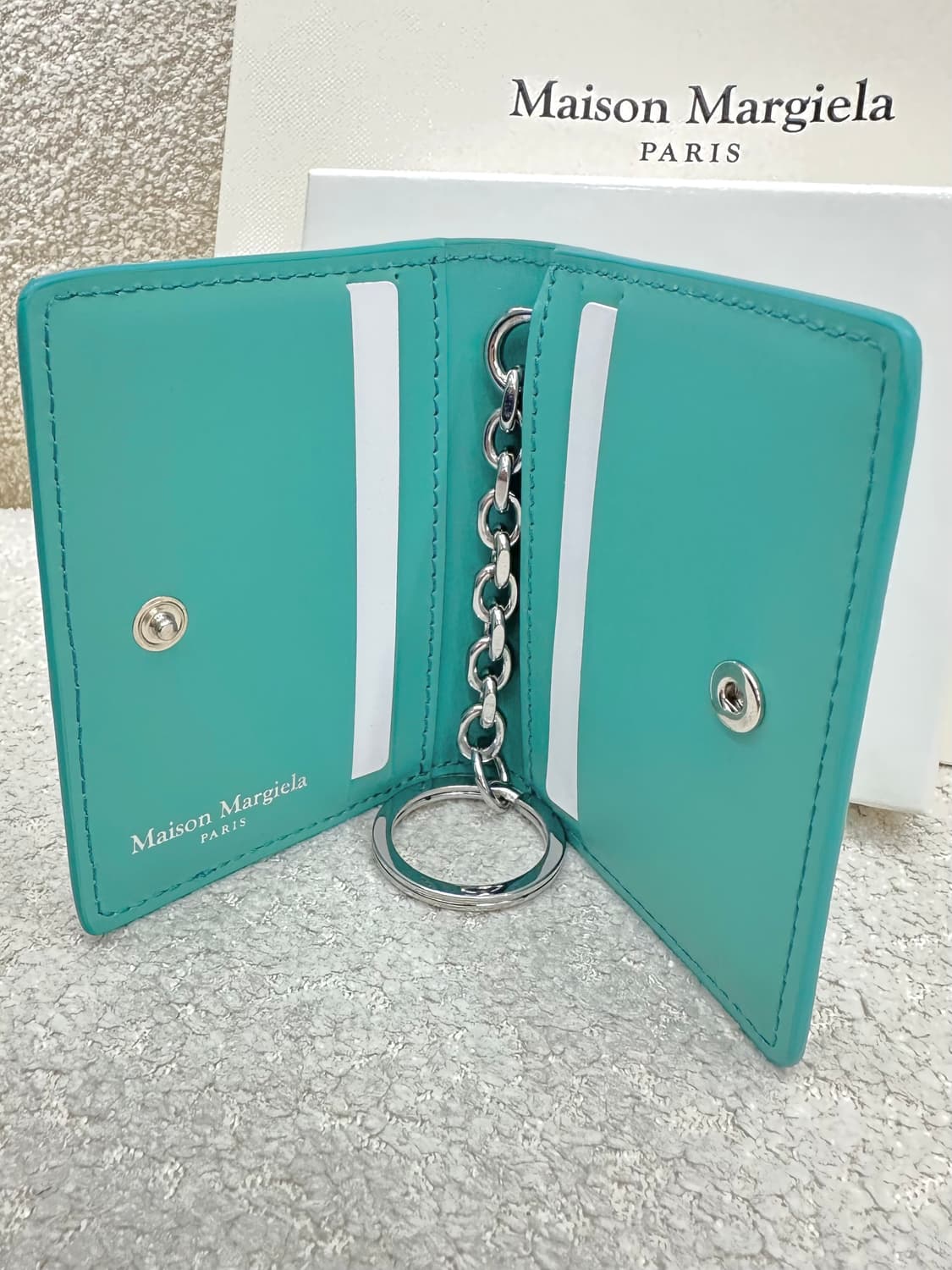 메종 마르지엘라 키링 카드지갑 민트 *정품* 상품이미지3