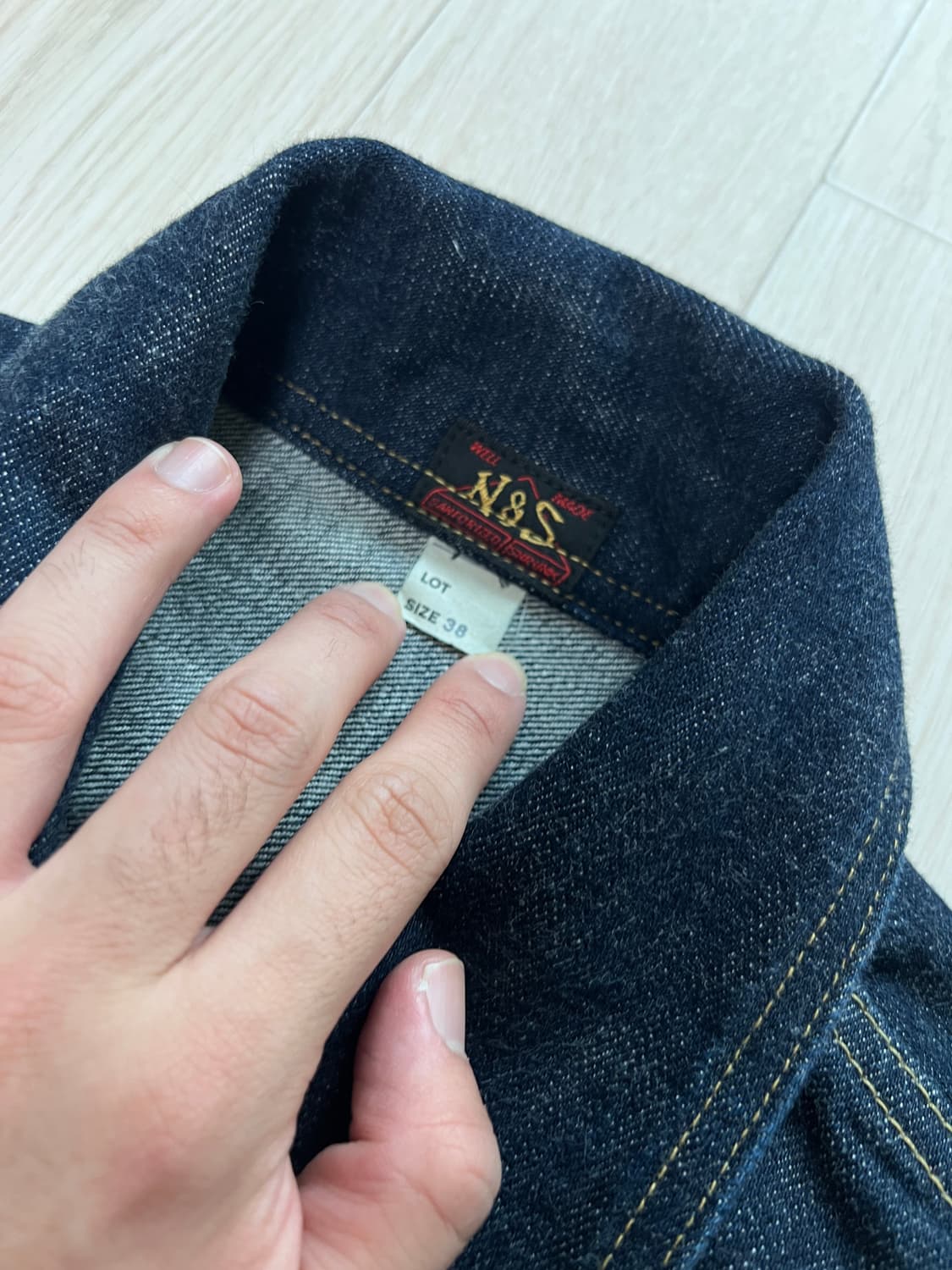 택포9) 브론슨 논스탁 WW2 대전판 카우보이 데님자켓 1세대 38 상품이미지3