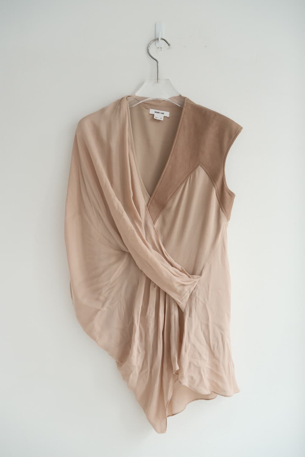 Silk tuck detailed layered top 상품이미지6