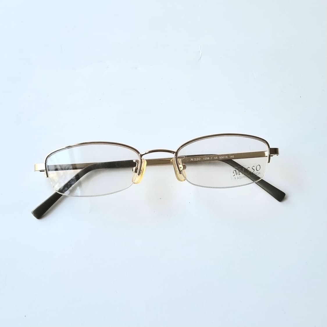 데드스탁 긱시크 오벌쉐입 반무테 안경 713 상품이미지6