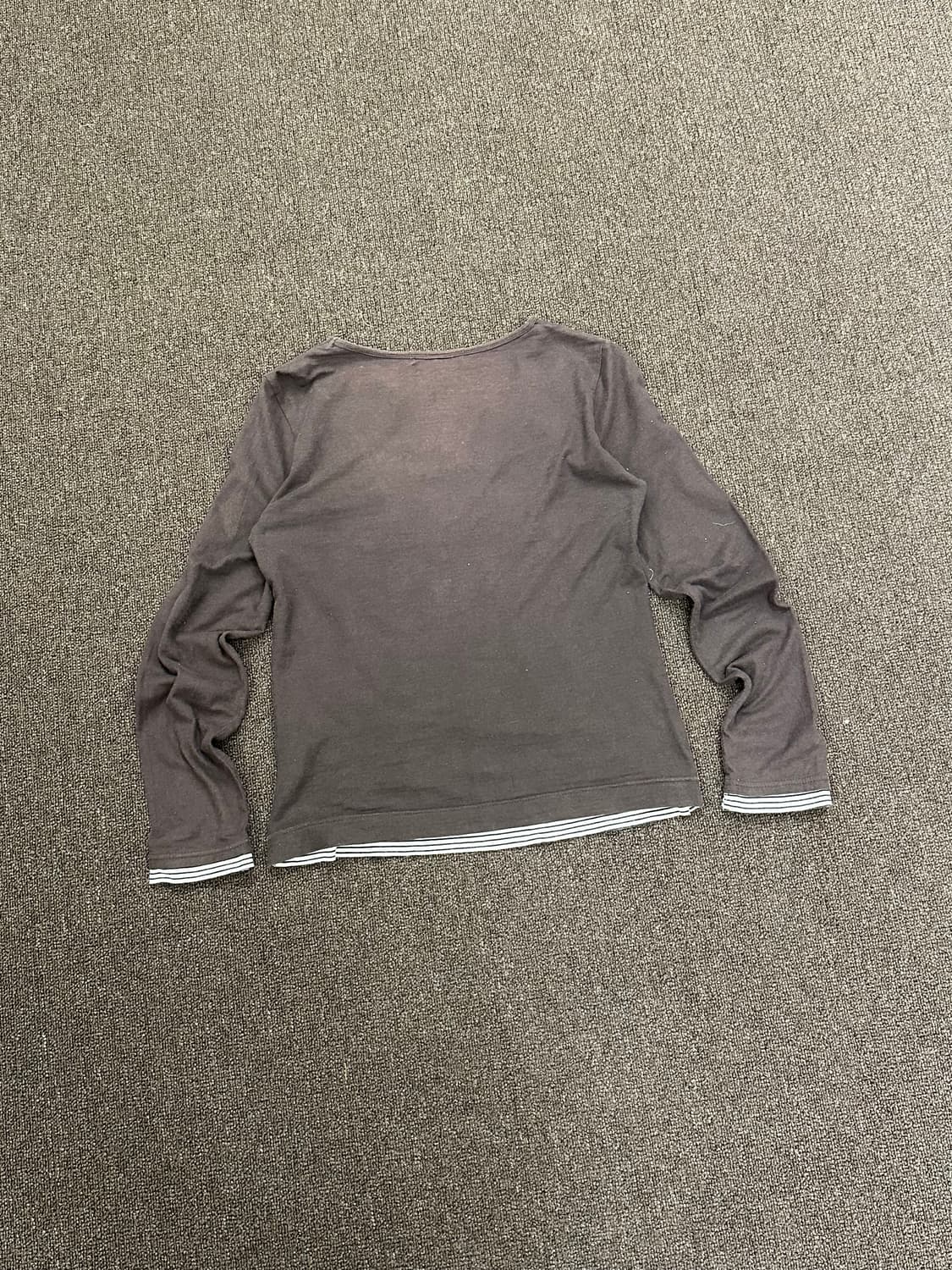 M)Japanese vintagen 여성 브라운 레이어드 롱슬리브 상품이미지6